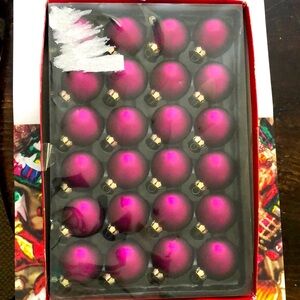 Pink Purple small ornaments